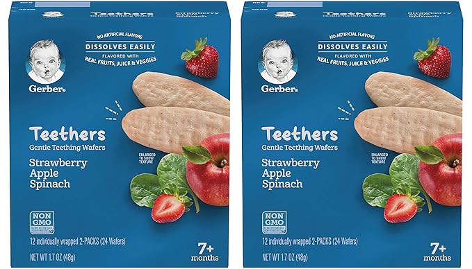 gerber teething wafers