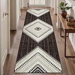 SERISSA Washable Runner Rug,2x6 Soft Non Slip Boho
