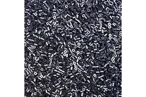 OEEKOI 1000+Pcs Fuse Beads - 5mm Melting Beads Fusion Beads Bulk Iron Beads for Crafts, Ideal for Christmas Birthday Gifts, Black