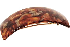 France Luxe Rectangle Volume Barrette - Africa