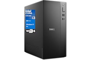 Dell Vostro Desktop Computers Tower PC for Home Business Student, 14th Gen Intel 4-Core Processor, 32GB DDR5 RAM, 1TB PCIe SSD, WiFi 6, Bluetooth, DisplayPort, HDMI, Type-C, Windows 11 Pro