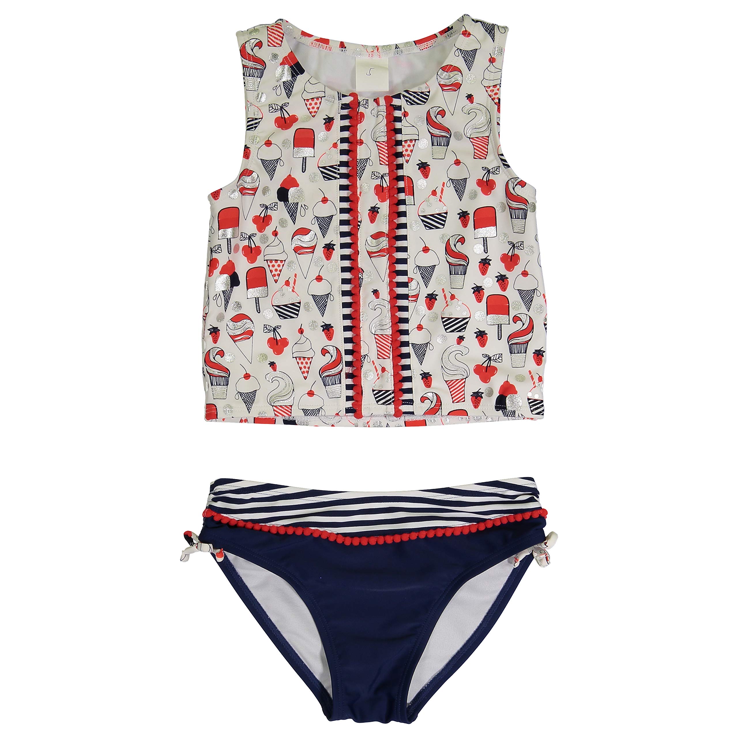 Tommy Bahama Girls' 2-Piece Bikini Swimsuit Bathing