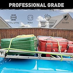 HORUSDY 10-Piece Heavy Duty Bungee Cords with Metal