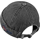 CLAPE Watch Cap Work Beanie Corduroy Docker Leon Brimless Hat Rolled Cuff Harbour Hat