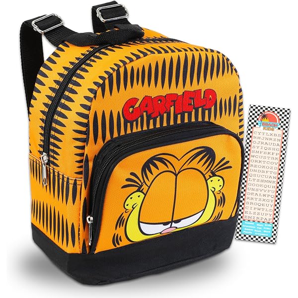 希少！Garfield ガーフィールド　スチールバッグ　トランク　ケース Amazon.com: Garfield Mini Backpack Bundle - 10” Canvas Backpack
