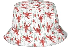 KRIRTEH Bucket Hat for Women Men, Fashion Print Outdoor Beach Hat Packable Sun Cap for Travel Hiking