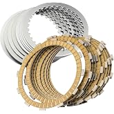 1999-2017 Twin Cam Extra Clutch Friction Steel Plates 19pcs Clutch Kit | Clutch Plates Set Compatible with Harley 1999-2017 Softail Dyna Touring Trike Models,1998-1999 Evolution 1340