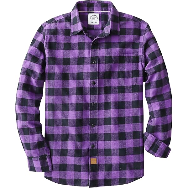 SAMERM Camisa De Franela Para Hombre De Manga Larga