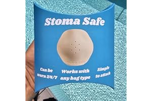 Stoma Safe Ostomy Accessories - Spare Attachment Strips x 50 Pairs, Waterproof, Latex Free - 50 Bag Changes