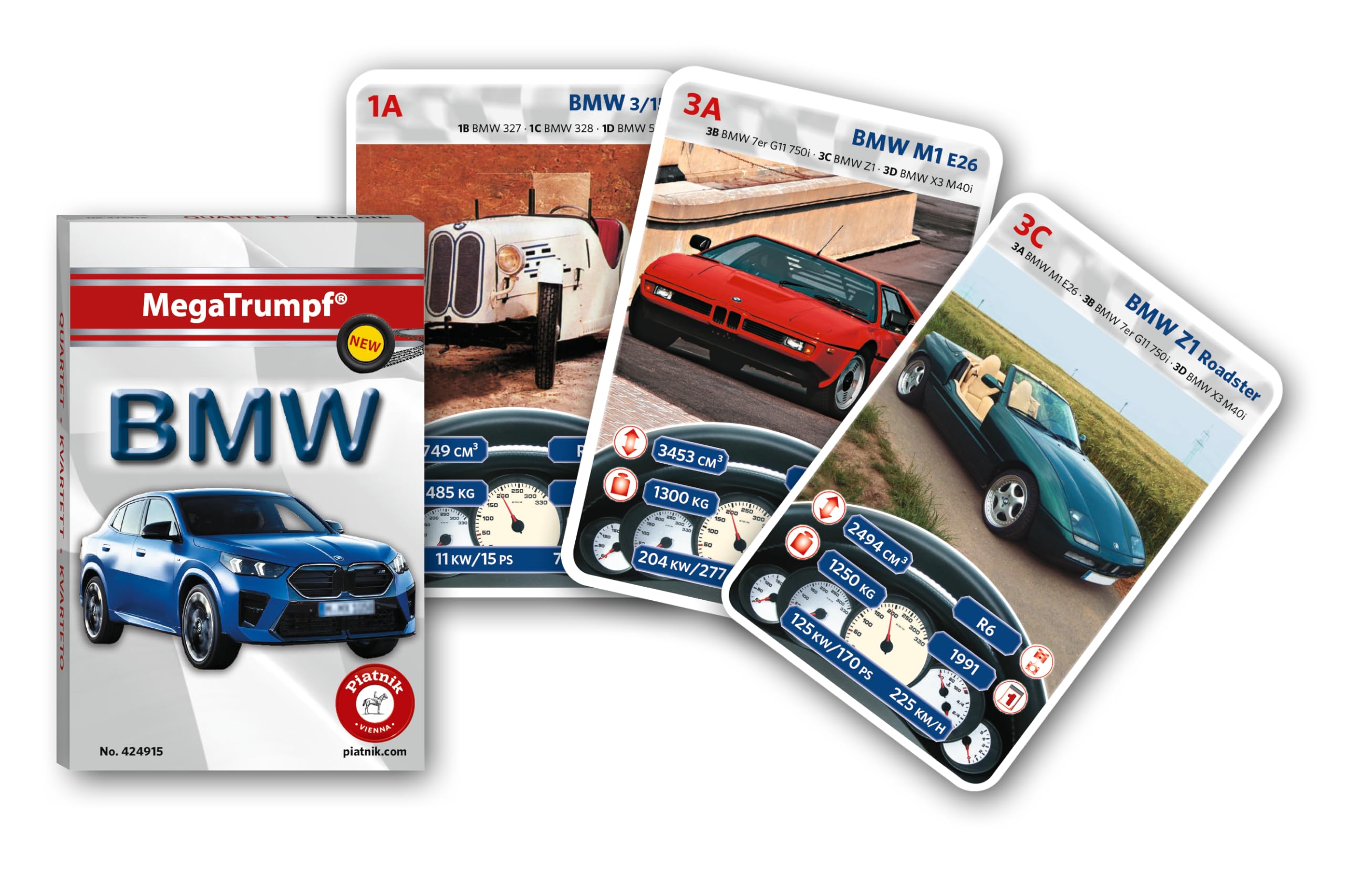 Piatnik 4249 "Mega Trumpf - BMW Quartet Game