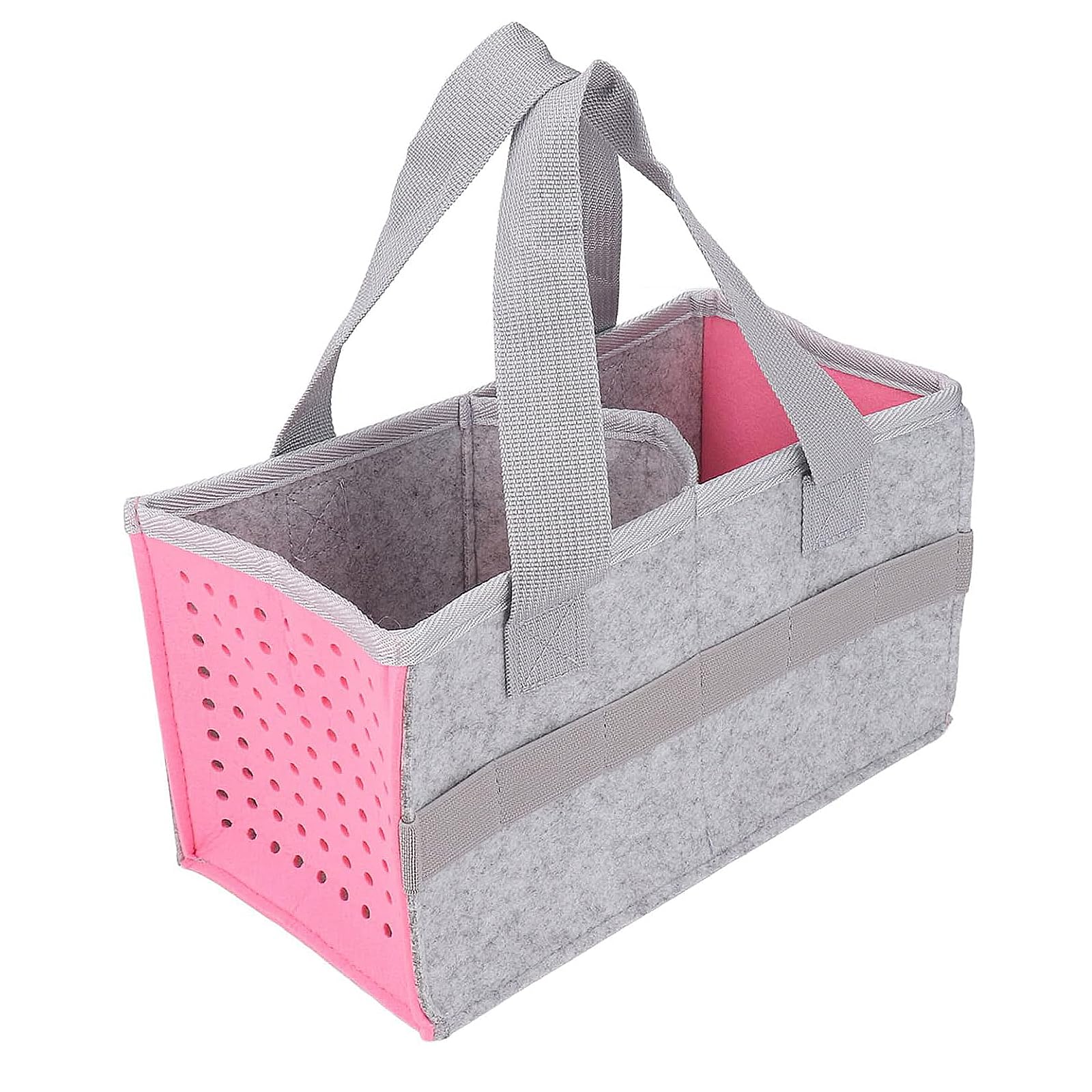 WQEDVN Tonies Carry Case, Tonie Box Storage Bag, Holds 30-40 Figurines, Travel and Storage Case (Pink)