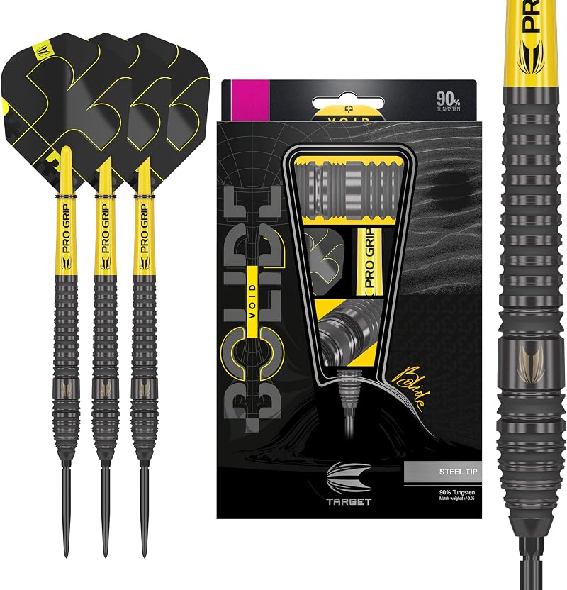 Target Darts Bolide Void 90% Tungsten Dart Set 24G Swiss Point Tool Included