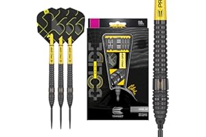 Target Darts Bolide Void 90% Tungsten Dart Set, Steel Tip Swiss Point Darts | 21G/22G/23G/24G/25G/26G | Professional Darts Se