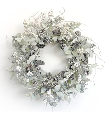 Amazon.com: Hydrangea Winter Door Wreath 22
