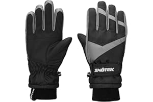 SNOTEK Kids Winter Gloves for Ski, Snowboarding, Snowmobiling