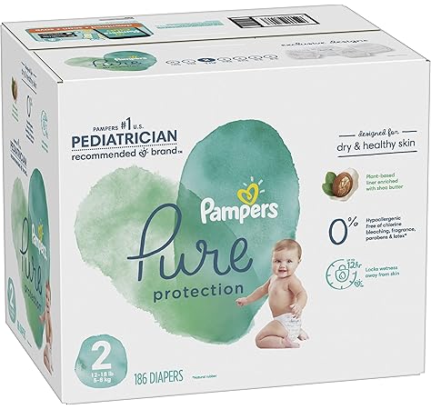 pure pampers size 2
