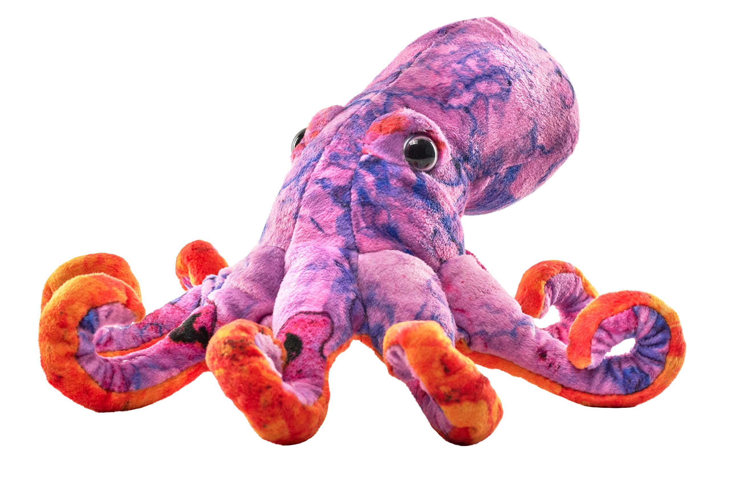 Wild Republic Mysteries of Atlantis, Octopus, Stuffed Toy, 8 inches, Gift for Kids, Plush Toy, Doll, Fill is Spun Recycled Water Bottles