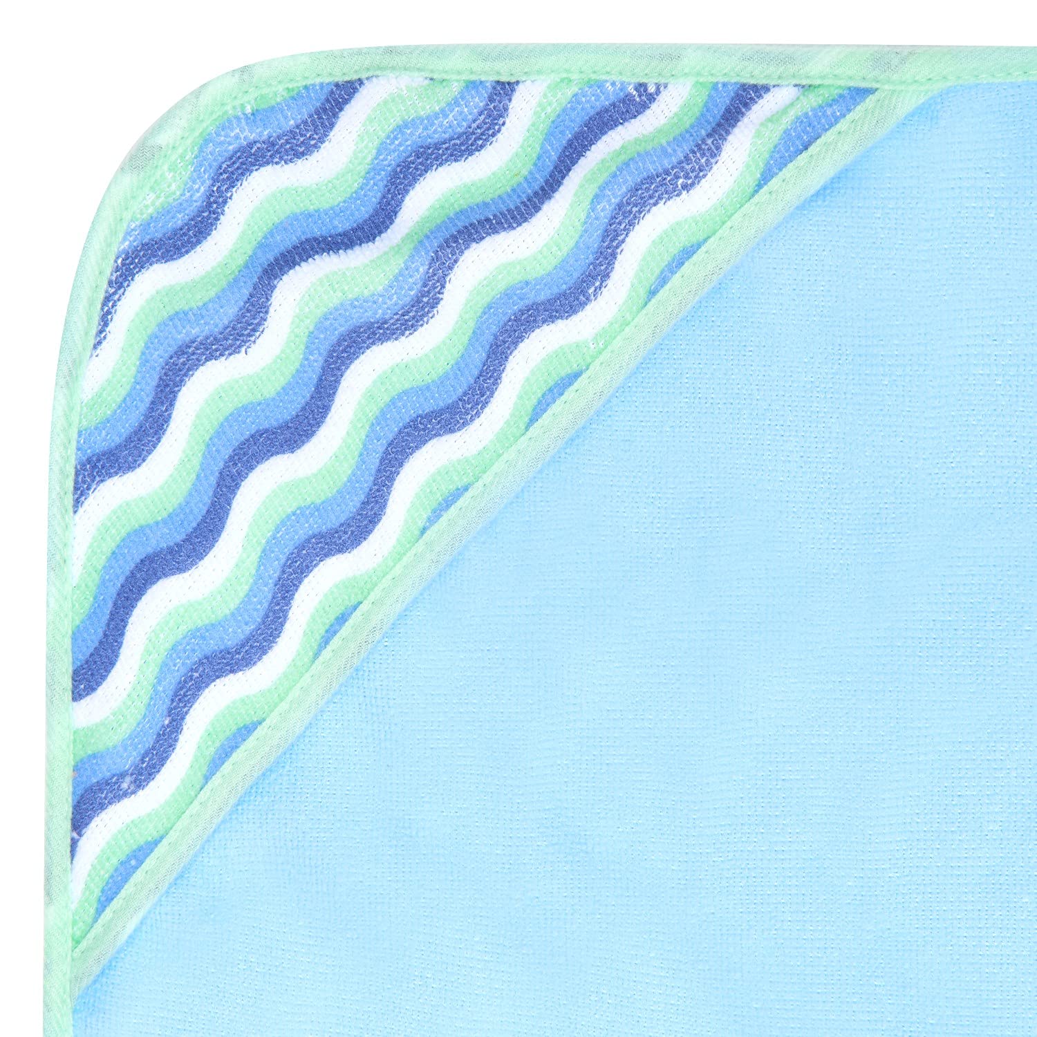 Boy's 3-Pack Blue Whale Hooded Baby Towels, 26x30 Inches