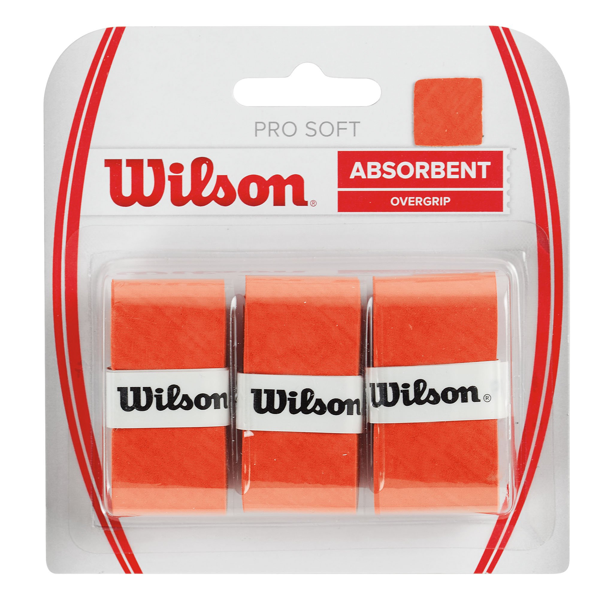 Wilson Pro Soft Overgrip Or Belt - Orange, One Size