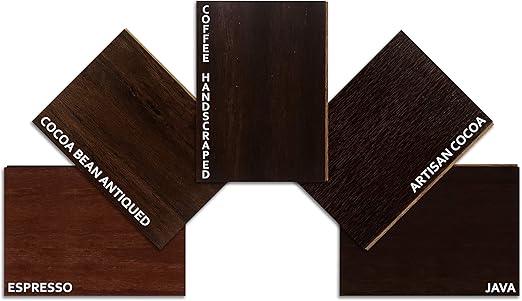 Hardwood Bamboo Flooring 5 Color Sample Pack Charming