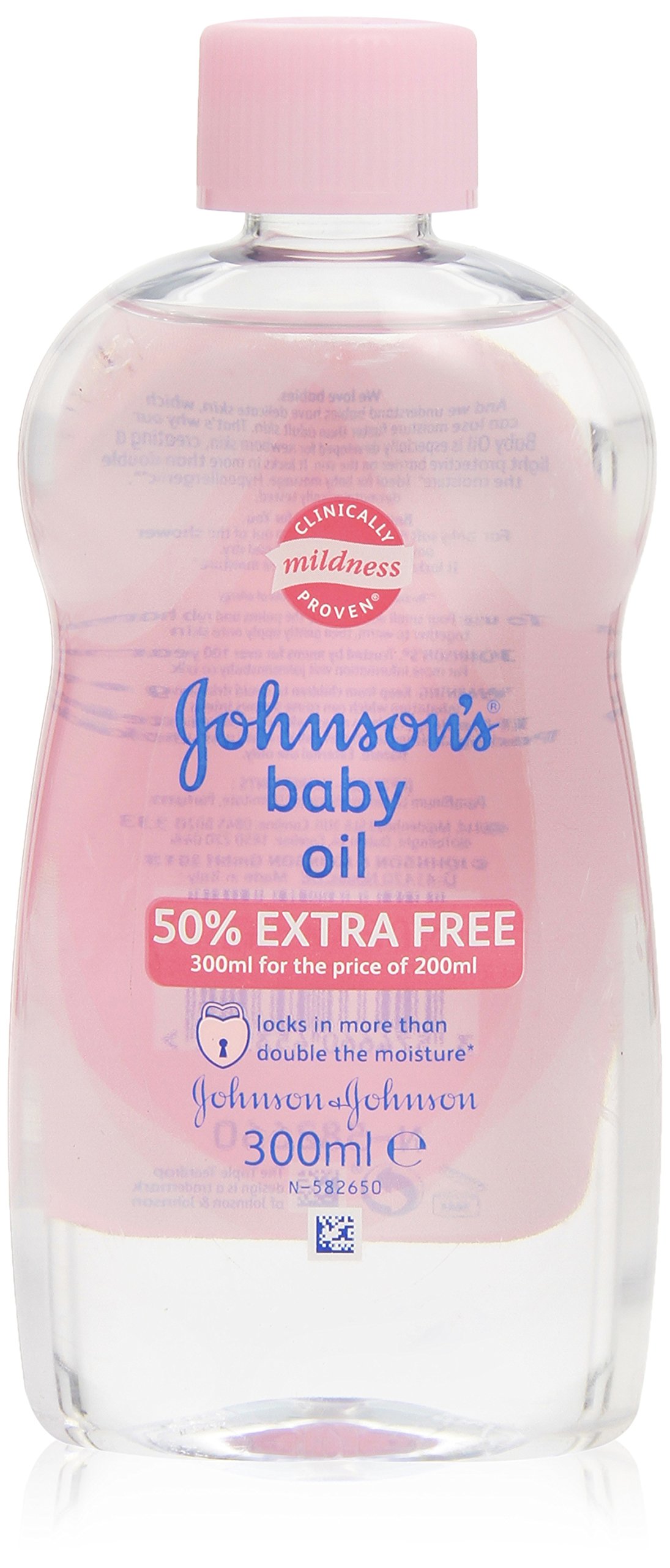 JOHNSONS BABY OIL INC 100ML FOC 300ML
