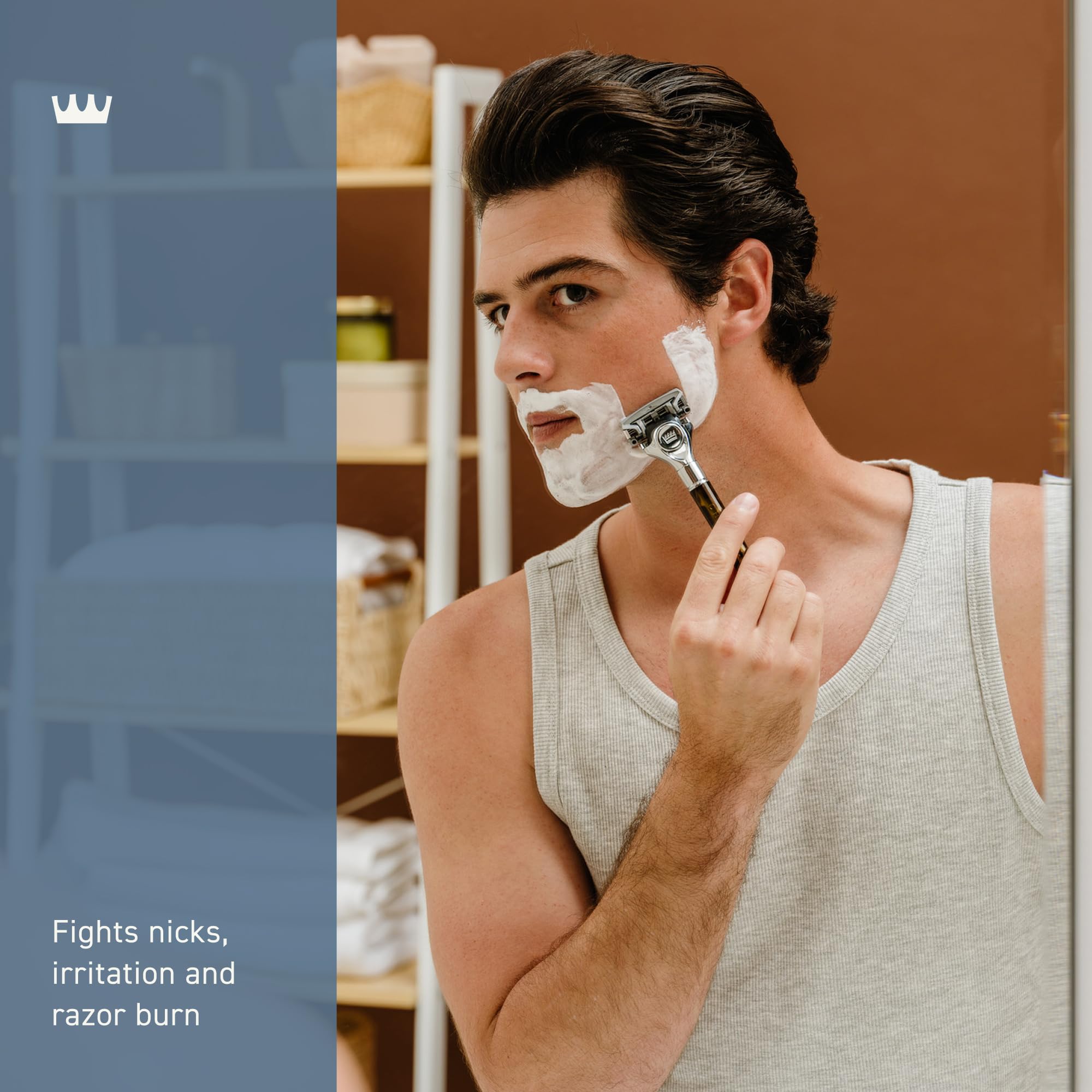Cremo Sensitive Shave Cream, Astonishingly Superior Ultra-Slick Shaving Cream for Men, Fights Nicks, Cuts and Razor Burn, 6 Fl Oz