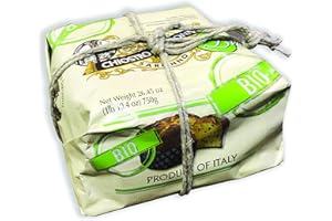 GOODSCIOUS Chiostro di Saronno Panettone Italian Cake - Traditional Italian Bread - Premium Panettone Bread Italian - Fresh Bread - Italian Food - Fruit Cakes for Christmas Italian (Classico Handwrapped) 26.5oz
