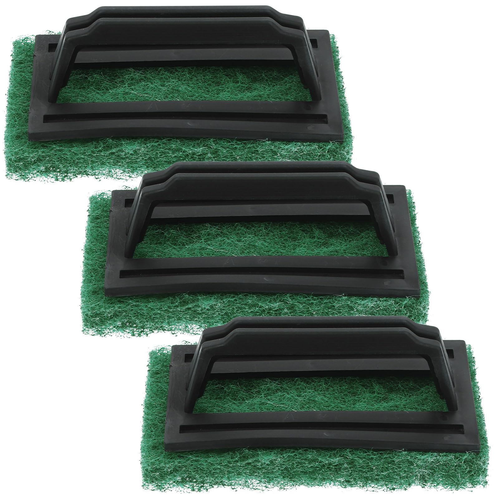 DIYEAH Screen Printing Scrub Pad with Handle 14.5X9X6.5Cm Ink Remover Brush for Textile Graphic Cleaning Silkscreen Cleaner Tool