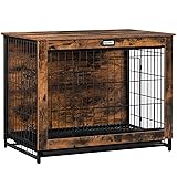 HOOBRO Dog Crate Furniture, 32.5" Medium Dog Kennel