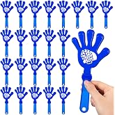 Rotatingpals 24 Pcs Hand Clappers Noisemakers Bulk 7.5 Inch Cheer Clackers Noise Maker, Plastic Clappers for Sporting Events Basketball Football Soccer Baseball Hockey Birthday Party Favors Supplies