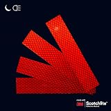 Salzmann Diamond Grade Hi-Vis Reflective Stickers Pack 4 3x15 cm view 4