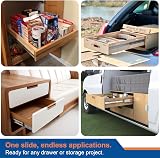 VADANIA 800mm Soft Close Heavy Duty Drawer Slides 120kg 3-Fold Ext view 8