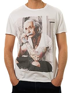 maglietta einstein tatuato