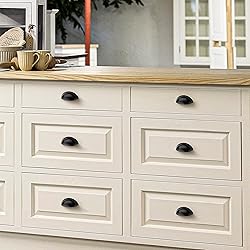 Home Expert 3 Inch Drawer Pulls Matte Black Cup