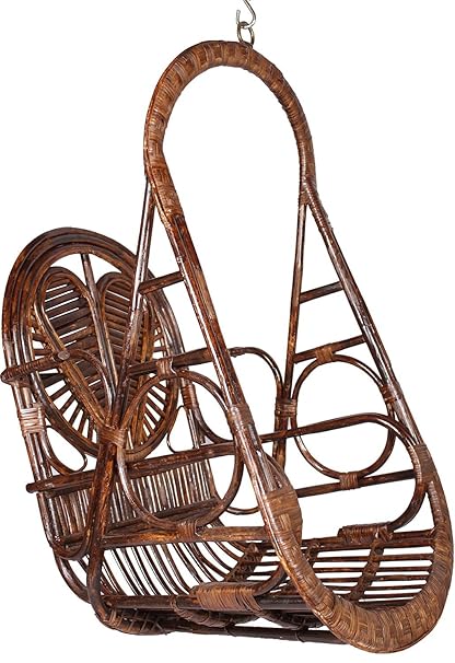Novelty Cane Art J17FASHION Swing Chair (Brown)