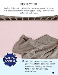 TotAha Premium Stretchy Crib Sheets