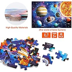 Jumbo Floor Puzzle for Kids Ages 4-8,Solar System