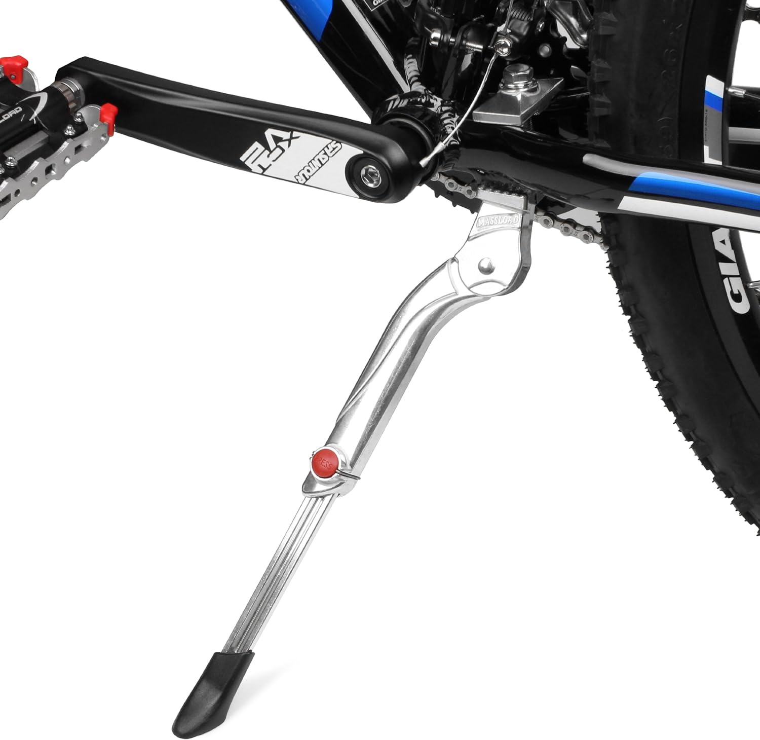 BV Rugged Adjustable Kickstand for Heavier Bicycles with SpringLoaded