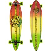 Santa Cruz Mahaka Rasta Fade Pintail Cruzer Complete Skateboard, Assorted, 39.0in L x 9.58in W