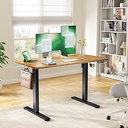 Marsail Electric Standing Desk with One-Whole Piece