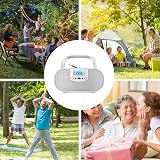 Gelielim Portable CD Player Boombox with Bluetooth FM Radio USB Remote view 7