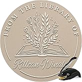 Custom Book Embosser | Personalized Book Embosser | Personal Library Embosser Custom Stamp Seal from The Library of | Customi