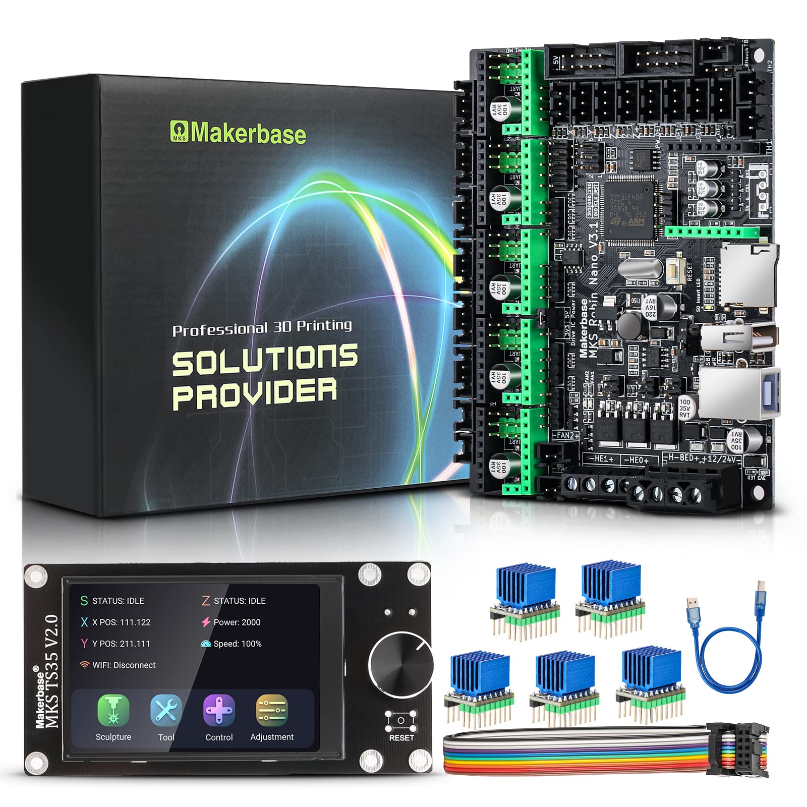 Makerbase MKS Robin Nano V3 32 Bit Control Board
