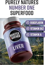 Hunter & Gather Nose to Tail Liver Capsules 180 | Grass Fed Icelandic Lamb view 2