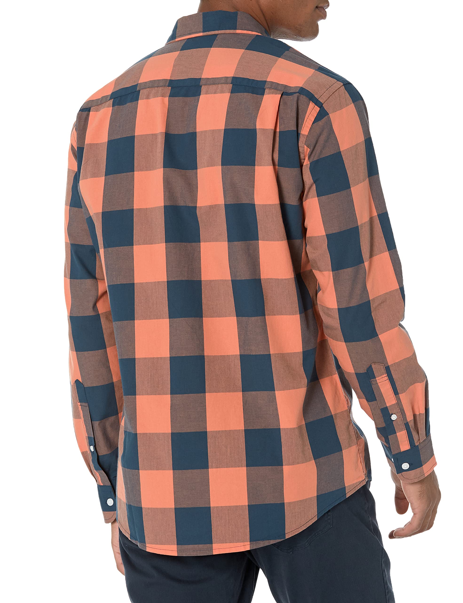 Amazon Essentials Men's Regular-Fit Long-Sleeve Casual Poplin Shirt
