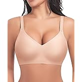 Ganado Bras for Women No Underwire Wireless Comfortable Push Up Bra Padded Full Coverage Everyday Bras