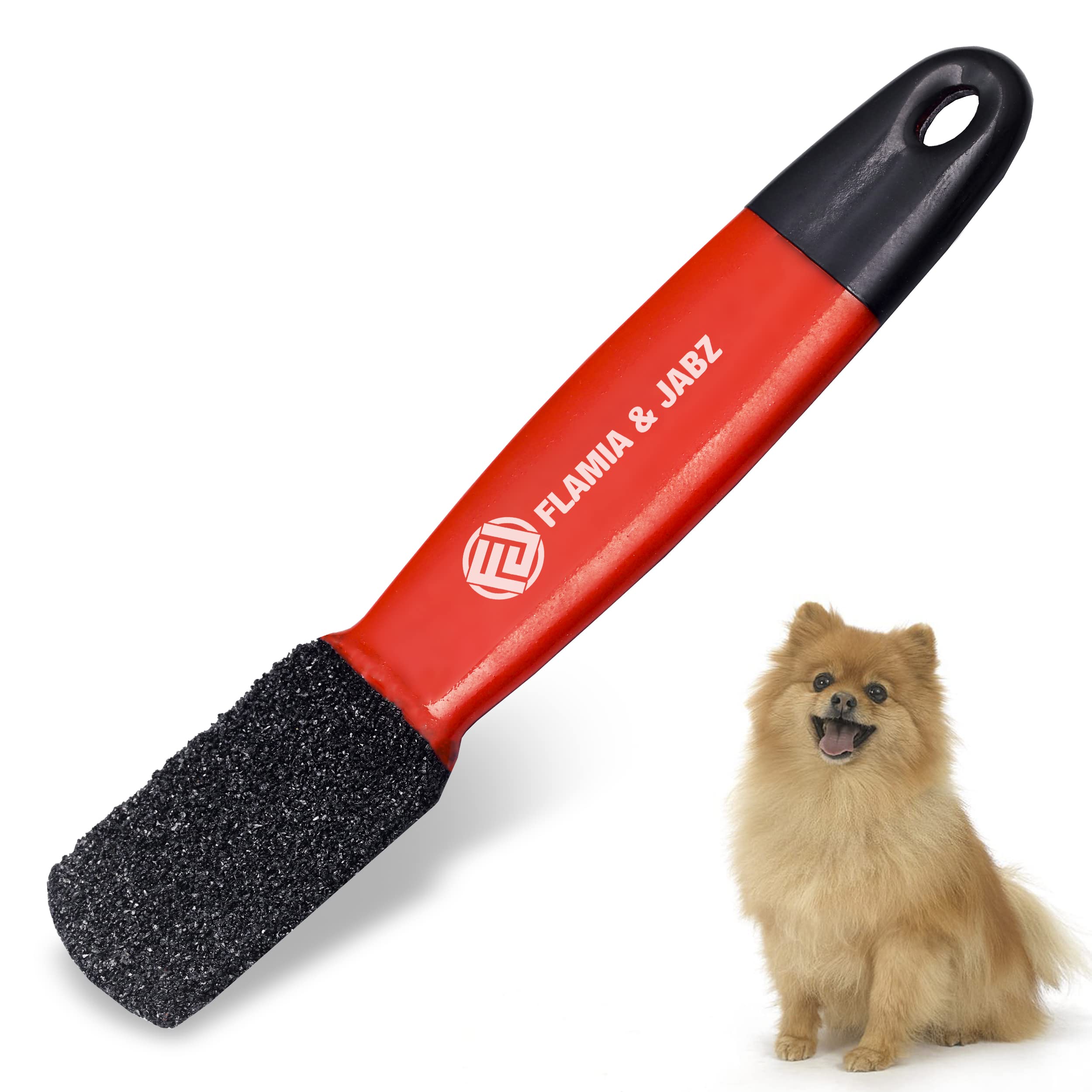 Stripping Metal Stone Diamond Edged for Dogs, Cats & Pets with Plastic Grip (Coarse)