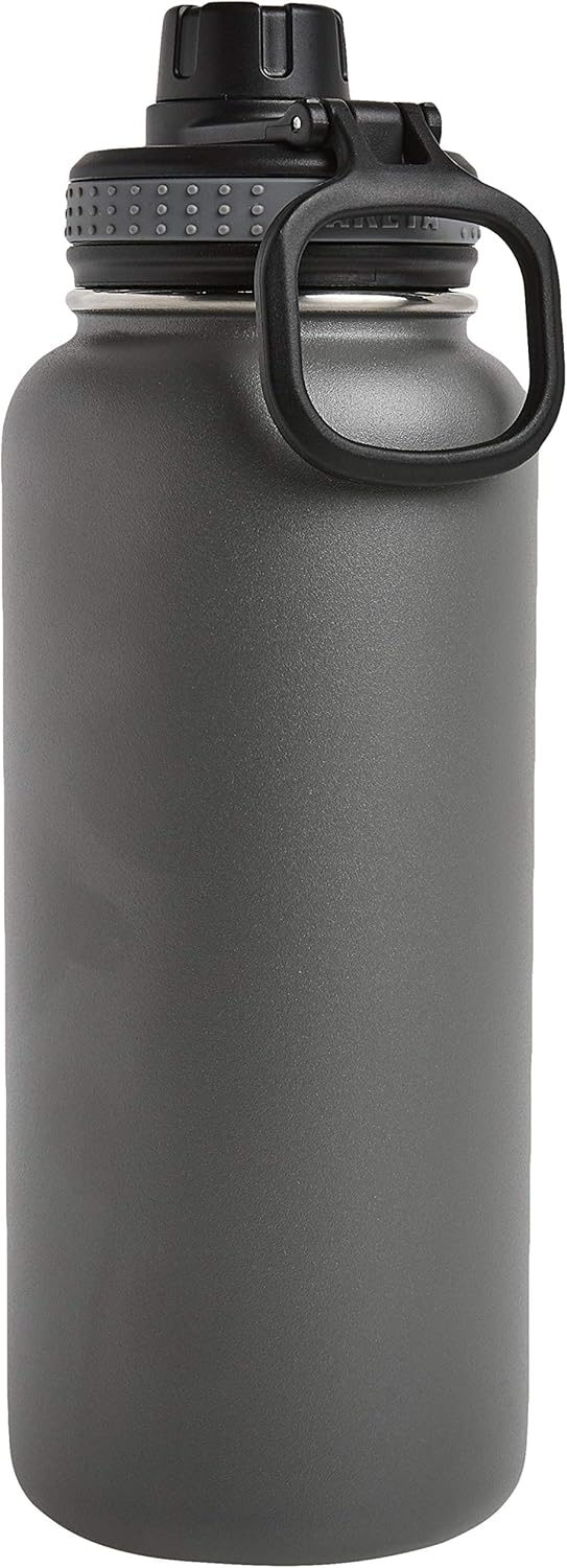 Takeya Originals Vacuum-Insulated Stainless-Steel Water Bottle, 32oz, Graphite: Kitchen & Dining