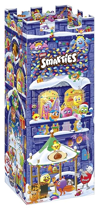 title=NESTLÉ SMARTIES Calendario dell' Avvento 3d Burg, 1er Pack (1 x 227 g)