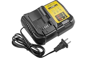 GONOCOP DCB112 Replacement Battery Charger for 20V Charger DCB101 DCB105 DCB115 DCB107,Compatible with 12V&20V/60V MAX Lithium-Ion Batteries DCB206 DCB204 DCB230 DCB240 DCB120 DCB126 DCB612 DCB609 DCB606